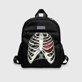Детский рюкзак 3D с принтом My Heart в Петрозаводске, 100% полиэстер | лямки с регулируемой длиной, сверху петелька, чтобы рюкзак можно было повесить на вешалку. Основное отделение закрывается на молнию, как и внешний карман. Внутри дополнительный карман. По бокам два дополнительных кармашка | bone | bones | chest | heart | hearts | love | organ | organs | ribs | skeleton | x ray | грудная клетка | кости | кость | орган | органы | ребра | рентген | сердца | сердце | скелет