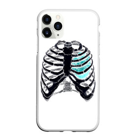 Чехол для iPhone 11 Pro Max матовый с принтом X-Ray в Петрозаводске, Силикон |  | bone | bones | chest | heart | hearts | love | organ | organs | ribs | skeleton | x ray | грудная клетка | кости | кость | орган | органы | ребра | рентген | сердца | сердце | скелет