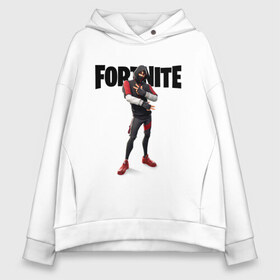 Женское худи Oversize хлопок с принтом FORTNITE IKONIK в Петрозаводске, френч-терри — 70% хлопок, 30% полиэстер. Мягкий теплый начес внутри —100% хлопок | боковые карманы, эластичные манжеты и нижняя кромка, капюшон на магнитной кнопке | fortnite | fortnite 2 | fortnite x | ikonik | marshmello | ninja | ninja streamer | иконик | маршмелло | ниндзя | фортнайт | фортнайт 2 | фортнайт глава 2