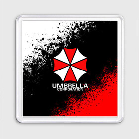 Магнит 55*55 с принтом RESIDENT EVIL UMBRELLA | РЕЗИДЕНТ ЕВИЛ (Z) в Петрозаводске, Пластик | Размер: 65*65 мм; Размер печати: 55*55 мм | Тематика изображения на принте: ada wong | biohazard | leon | nemesis | project resistance | raccoon city | re | re3 | resident evil | resident evil 3 | rpd | stars | umbrella | ада вонг | амбрелла | немезис | ужасы