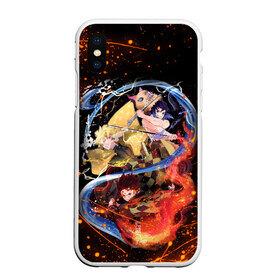 Чехол для iPhone XS Max матовый с принтом KIMETSU NO YAIBA в Петрозаводске, Силикон | Область печати: задняя сторона чехла, без боковых панелей | demon slayer | kimetsu no yaiba | nezuko | shinobu | slayer | tanjiro | zenitsu | гию томиока | зенитцу | иноске хашибира | клинок рассекающий демонов | незуко | танджиро | шинобу кочо