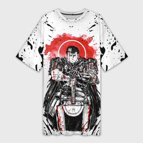 Платье-футболка 3D с принтом guts berserk blood в Петрозаводске,  |  | anime | anime berserk | berserk | knight | manga | аниме | аниме берсерк | берсерк | манга | рыцарь