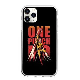 Чехол для iPhone 11 Pro матовый с принтом ONE-PUNCH MAN в Петрозаводске, Силикон |  | one punch man | onepunchman | oppai | saitama | ван панч мен | ванпанчмен | макото миядзаки | сайтама | человек один удар
