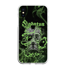 Чехол для iPhone XS Max матовый с принтом Toxic Sabaton в Петрозаводске, Силикон | Область печати: задняя сторона чехла, без боковых панелей | Тематика изображения на принте: battle metal | sabaton | военный рок | йоаким броден | крис рёланд | пар сундстрём | рок | рок группа | хэви метал | шведская группа | шведский рок