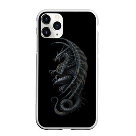 Чехол для iPhone 11 Pro Max матовый с принтом Black Dragon в Петрозаводске, Силикон |  | Тематика изображения на принте: beast | dinosaur | dragon | fire | hunter | ice | monster | predator | reptile | динозавр | дракон | зверь | лед | ледяной | монстр | огненный | огонь | охотник | хищник