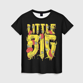 Женская футболка 3D с принтом Little Big в Петрозаводске, 100% полиэфир ( синтетическое хлопкоподобное полотно) | прямой крой, круглый вырез горловины, длина до линии бедер | 20 | 2020 | big | eurovision | little | music | биг | бузова | евровидение | ильич | литл | музыка