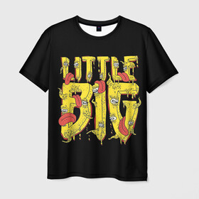 Мужская футболка 3D с принтом Little Big в Петрозаводске, 100% полиэфир | прямой крой, круглый вырез горловины, длина до линии бедер | 20 | 2020 | big | eurovision | little | music | биг | бузова | евровидение | ильич | литл | музыка