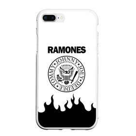 Чехол для iPhone 7Plus/8 Plus матовый с принтом RAMONES в Петрозаводске, Силикон | Область печати: задняя сторона чехла, без боковых панелей | america | ramones | rock | usa | америка | джонни рамон | джоуи рамон | ди ди рамон | клем бурк | кристофер уорд | марки рамон | рамоунз | ричи рамон | рок | сша | томми рамон