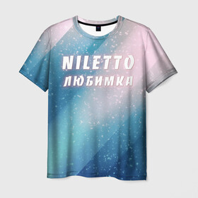 Мужская футболка 3D с принтом NILETTO в Петрозаводске, 100% полиэфир | прямой крой, круглый вырез горловины, длина до линии бедер | niletto | rnb | любимка | нилето | нилетто | поп | прытков | рнб | хип хоп
