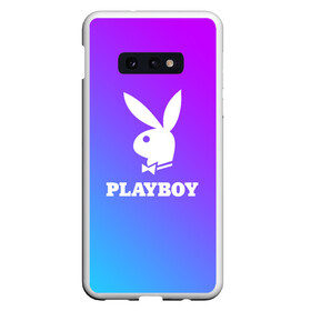 Чехол для Samsung S10E с принтом PLAYBOY в Петрозаводске, Силикон | Область печати: задняя сторона чехла, без боковых панелей | brand | brazzers | faketaxi | hub | mode | playboy | бразерс | бренд | мода | фейк такси