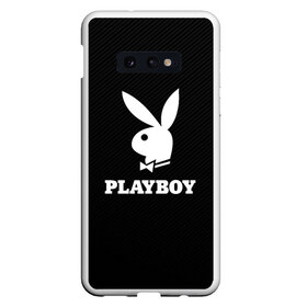 Чехол для Samsung S10E с принтом PLAYBOY в Петрозаводске, Силикон | Область печати: задняя сторона чехла, без боковых панелей | brand | brazzers | faketaxi | hub | mode | playboy | бразерс | бренд | мода | фейк такси