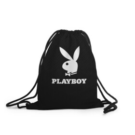 Рюкзак-мешок 3D с принтом PLAYBOY | ПЛЕЙБОЙ (Z) в Петрозаводске, 100% полиэстер | плотность ткани — 200 г/м2, размер — 35 х 45 см; лямки — толстые шнурки, застежка на шнуровке, без карманов и подкладки | brand | brazzers | faketaxi | hub | mode | playboy | бразерс | бренд | мода | фейк такси