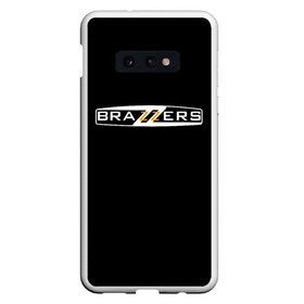 Чехол для Samsung S10E с принтом BRAZZERS в Петрозаводске, Силикон | Область печати: задняя сторона чехла, без боковых панелей | brand | brazzers | fake taxi | faketaxi | hub | mode | playboy | бразерс | бренд | мода | фейк такси