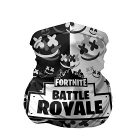 Бандана-труба 3D с принтом Fortnite & Marshmello в Петрозаводске, 100% полиэстер, ткань с особыми свойствами — Activecool | плотность 150‒180 г/м2; хорошо тянется, но сохраняет форму | fortnite | marshmello | диджей | игра | клуб | клубная музыка | компьютерная игра | маршмеллоу | маршмэлло | маршмэллоу | музыка | симулятор | фортнайт | электронная