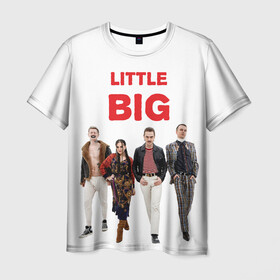 Мужская футболка 3D с принтом Little Big в Петрозаводске, 100% полиэфир | прямой крой, круглый вырез горловины, длина до линии бедер | little big | евровидение