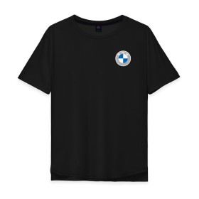 Мужская футболка хлопок Oversize с принтом BMW LOGO 2020 в Петрозаводске, 100% хлопок | свободный крой, круглый ворот, “спинка” длиннее передней части | Тематика изображения на принте: bmw | bmw performance | m | motorsport | performance | бмв | бэха | моторспорт