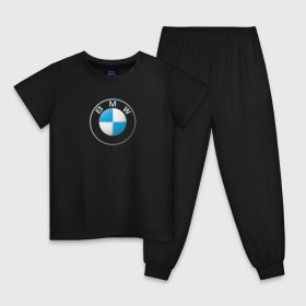 Детская пижама хлопок с принтом BMW LOGO 2020 в Петрозаводске, 100% хлопок |  брюки и футболка прямого кроя, без карманов, на брюках мягкая резинка на поясе и по низу штанин
 | bmw | bmw motorsport | bmw performance | carbon | m | motorsport | performance | sport | бмв | карбон | моторспорт | спорт