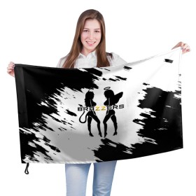 Флаг 3D с принтом Brazzers в Петрозаводске, 100% полиэстер | плотность ткани — 95 г/м2, размер — 67 х 109 см. Принт наносится с одной стороны | brazzers | ананизм | бразерс | браззерс | братья | звезда | мостурба | надпись | прикол | проно хуб | сайт | с