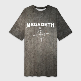 Платье-футболка 3D с принтом Megadeth | Мегадеф (Z) в Петрозаводске,  |  | dave mustaine | megadeth | music | rock | дирк вербурен | дэвид эллефсон | дэйв мастейн | кико лоурейро | мегадеф | музыка | рок | трэш метал | хард рок | хеви метал