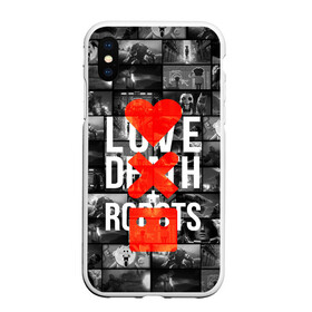 Чехол для iPhone XS Max матовый с принтом LOVE DEATH ROBOTS (LDR) в Петрозаводске, Силикон | Область печати: задняя сторона чехла, без боковых панелей | Тематика изображения на принте: death | fantastic | future | ldr | love | love death and robots | love death robots | netflix | robots | sci fi | будущее | лдр | любовь | нетфликс | роботы | фантастика