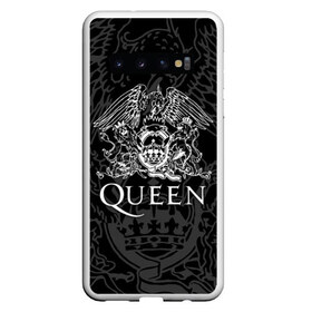 Чехол для Samsung Galaxy S10 с принтом QUEEN в Петрозаводске, Силикон | Область печати: задняя сторона чехла, без боковых панелей | Тематика изображения на принте: queen | rock | we will rock you | брайан мэи | группа queen | группа квин | джон дикон | квин | королева | король | роджер тейлор | рок | фредди меркьюри