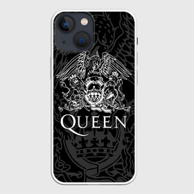 Чехол для iPhone 13 mini с принтом QUEEN | КВИН (Z) в Петрозаводске,  |  | queen | rock | we will rock you | брайан мэи | группа queen | группа квин | джон дикон | квин | королева | король | роджер тейлор | рок | фредди меркьюри