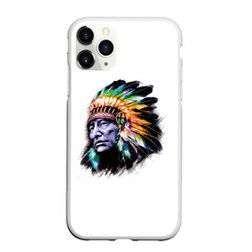 Чехол для iPhone 11 Pro Max матовый с принтом Индеец в Петрозаводске, Силикон |  | Тематика изображения на принте: art | wolf | америка | вождь | волк | голова | индеец | майя | навахо | парню | перья | племя | портрет | прикольная | сша | человек | чероки