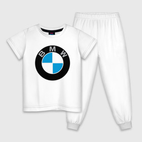 Детская пижама хлопок с принтом BMW в Петрозаводске, 100% хлопок |  брюки и футболка прямого кроя, без карманов, на брюках мягкая резинка на поясе и по низу штанин
 | Тематика изображения на принте: bmw | brand | car | germany | logo | speed | беха | бмв | бренд | германия | дрифт | лого | логотип | машина | надпись | парню | скорость | тачка | фирма