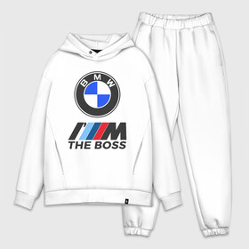 Мужской костюм хлопок OVERSIZE с принтом BMW BOSS | БМВ БОСС в Петрозаводске,  |  | bmw | bmw performance | m | motorsport | performance | бмв | бэха | моторспорт