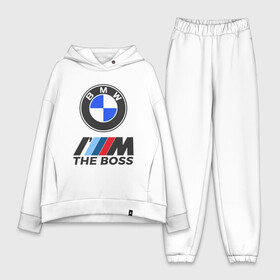 Женский костюм хлопок Oversize с принтом BMW BOSS | БМВ БОСС в Петрозаводске,  |  | bmw | bmw performance | m | motorsport | performance | бмв | бэха | моторспорт