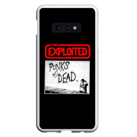 Чехол для Samsung S10E с принтом Punks Not Dead в Петрозаводске, Силикон | Область печати: задняя сторона чехла, без боковых панелей | art | punk | punks not dead | rock | sons of anarchy | анархия | арт | группа | егор летов | логотип | музыка | надпись | панк | панк рок | прикольная | рок | свобода | хаос