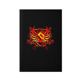 Обложка для паспорта матовая кожа с принтом Sabaton в Петрозаводске, натуральная матовая кожа | размер 19,3 х 13,7 см; прозрачные пластиковые крепления | blood | fire | logo | rock | sabaton | группа | кровь | логотип | надпись | огонь | патрик йоханссон | рок | сабатон | символ | хэви метал | швеция