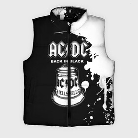Мужской жилет утепленный 3D с принтом AC DC Back in Black в Петрозаводске,  |  | ac dc | acdc | acdc ас дс | angus | back in black | highway to hell | mckinnon | young | австралийская | ангус янг | ас дс | асдс | блюз | в форме | гитара | группа | крис слэйд | метал | молния | музыка | п | певец | рок | рок н ролл