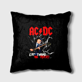 Подушка 3D с принтом AC/DC let there be rock! в Петрозаводске, наволочка – 100% полиэстер, наполнитель – холлофайбер (легкий наполнитель, не вызывает аллергию). | состоит из подушки и наволочки. Наволочка на молнии, легко снимается для стирки | Тематика изображения на принте: ac dc | acdc | acdc ас дс | angus | back in black | highway to hell | mckinnon | young | австралийская | ангус янг | ас дс | асдс | блюз | в форме | гитара | группа | крис слэйд | метал | молния | музыка | п | певец | рок | рок н ролл