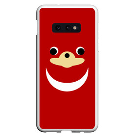 Чехол для Samsung S10E с принтом Knuckles в Петрозаводске, Силикон | Область печати: задняя сторона чехла, без боковых панелей | Тематика изображения на принте: hedgehog | knuckles | sega | еж | ежик | кнаклс | сега | соник