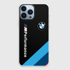 Чехол для iPhone 13 Pro Max с принтом BMW M PERFORMANCE в Петрозаводске,  |  | bmw | bmw motorsport | bmw performance | carbon | m | motorsport | performance | sport | бмв | карбон | моторспорт | спорт