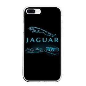 Чехол для iPhone 7Plus/8 Plus матовый с принтом Jaguar в Петрозаводске, Силикон | Область печати: задняя сторона чехла, без боковых панелей | Тематика изображения на принте: auto | jaguar | xf | xk | авто | автомобиль | ам | машина | машины | ягуар