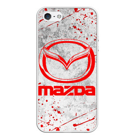 Чехол для iPhone 5/5S матовый с принтом MAZDA RED LOGO в Петрозаводске, Силикон | Область печати: задняя сторона чехла, без боковых панелей | Тематика изображения на принте: auto | mazda | mps | sport | авто | автомобиль | автомобильные | бренд | мазда | марка | машины | мпс | спорт