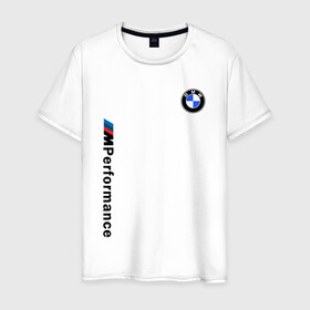 Мужская футболка хлопок с принтом BMW M PERFORMANCE 2020 БМВ М ПЕРФОРМАНС в Петрозаводске, 100% хлопок | прямой крой, круглый вырез горловины, длина до линии бедер, слегка спущенное плечо. | bmw | bmw motorsport | bmw performance | carbon | m | motorsport | performance | sport | бмв | карбон | моторспорт | спорт