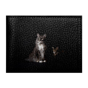 Обложка для студенческого билета с принтом Котики в Петрозаводске, натуральная кожа | Размер: 11*8 см; Печать на всей внешней стороне | Тематика изображения на принте: animal | animals | beast | black | cat | kitten | животное | животные | зверек | зверь | кот | котейка | котенок | котики | котэ | кошка | кошки | мейн кун | черная