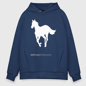 Мужское худи Oversize хлопок с принтом White Pony в Петрозаводске, френч-терри — 70% хлопок, 30% полиэстер. Мягкий теплый начес внутри —100% хлопок | боковые карманы, эластичные манжеты и нижняя кромка, капюшон на магнитной кнопке | chi cheng | chino moreno | deftones | dia de los | diamond eye | дефтонс | серхио вега | стивен карпентер | фрэнк делгадо | чи ченг | чино морено | эйб каннингем