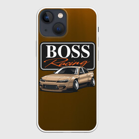 Чехол для iPhone 13 mini с принтом Boss Racing | BOSS JDM в Петрозаводске,  |  | auto | check point | city style | jdm | street racing | авто | автомобиль | ам | гонщик | ждм | машина | скорость | стритрейсеры | уличные гонки