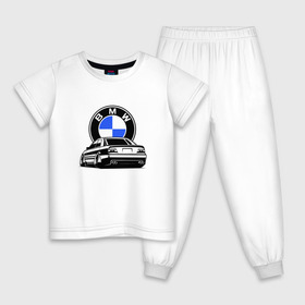Детская пижама хлопок с принтом BMW (JDM) в Петрозаводске, 100% хлопок |  брюки и футболка прямого кроя, без карманов, на брюках мягкая резинка на поясе и по низу штанин
 | bmw | bmw performance | m | motorsport | performance | бмв | бэха | моторспорт