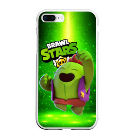 Чехол для iPhone 7Plus/8 Plus матовый с принтом brawn stars Spike Спайк в Петрозаводске, Силикон | Область печати: задняя сторона чехла, без боковых панелей | Тематика изображения на принте: brawl | brawl stars | brawlstars | brawl_stars | jessie | poco | бравл | бравлстарс | поко