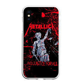 Чехол для iPhone XS Max матовый с принтом Metallica в Петрозаводске, Силикон | Область печати: задняя сторона чехла, без боковых панелей | album | black | concert | heavy | kirk | metal | metallica | music | rock | tolls | джеймс хэтфилд | кирк хэмметт | клифф бёртон | ларс ульрих | метал | металлика | трэш