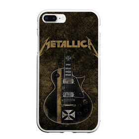 Чехол для iPhone 7Plus/8 Plus матовый с принтом Metallica в Петрозаводске, Силикон | Область печати: задняя сторона чехла, без боковых панелей | album | black | concert | heavy | kirk | metal | metallica | music | rock | tolls | джеймс хэтфилд | кирк хэмметт | клифф бёртон | ларс ульрих | метал | металлика | трэш