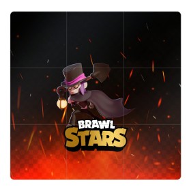 Магнитный плакат 3Х3 с принтом Brawl stars Mortis Мортис в Петрозаводске, Полимерный материал с магнитным слоем | 9 деталей размером 9*9 см | brawl | brawl stars | brawlstars | brawl_stars | jessie | mortis | бравл | бравлстарс | мортис