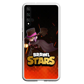 Чехол для Honor 20 с принтом Brawl stars Mortis Мортис в Петрозаводске, Силикон | Область печати: задняя сторона чехла, без боковых панелей | brawl | brawl stars | brawlstars | brawl_stars | jessie | mortis | бравл | бравлстарс | мортис