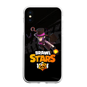 Чехол для iPhone XS Max матовый с принтом Brawl stars Mortis Мортис в Петрозаводске, Силикон | Область печати: задняя сторона чехла, без боковых панелей | brawl | brawl stars | brawlstars | brawl_stars | jessie | mortis | бравл | бравлстарс | ворон | мортис