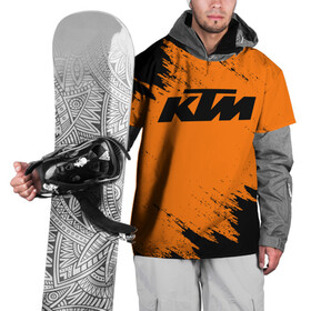 Накидка на куртку 3D с принтом KTM в Петрозаводске, 100% полиэстер |  | enduro | ktm | moto | motocycle | sportmotorcycle | ктм | мото | мотоспорт